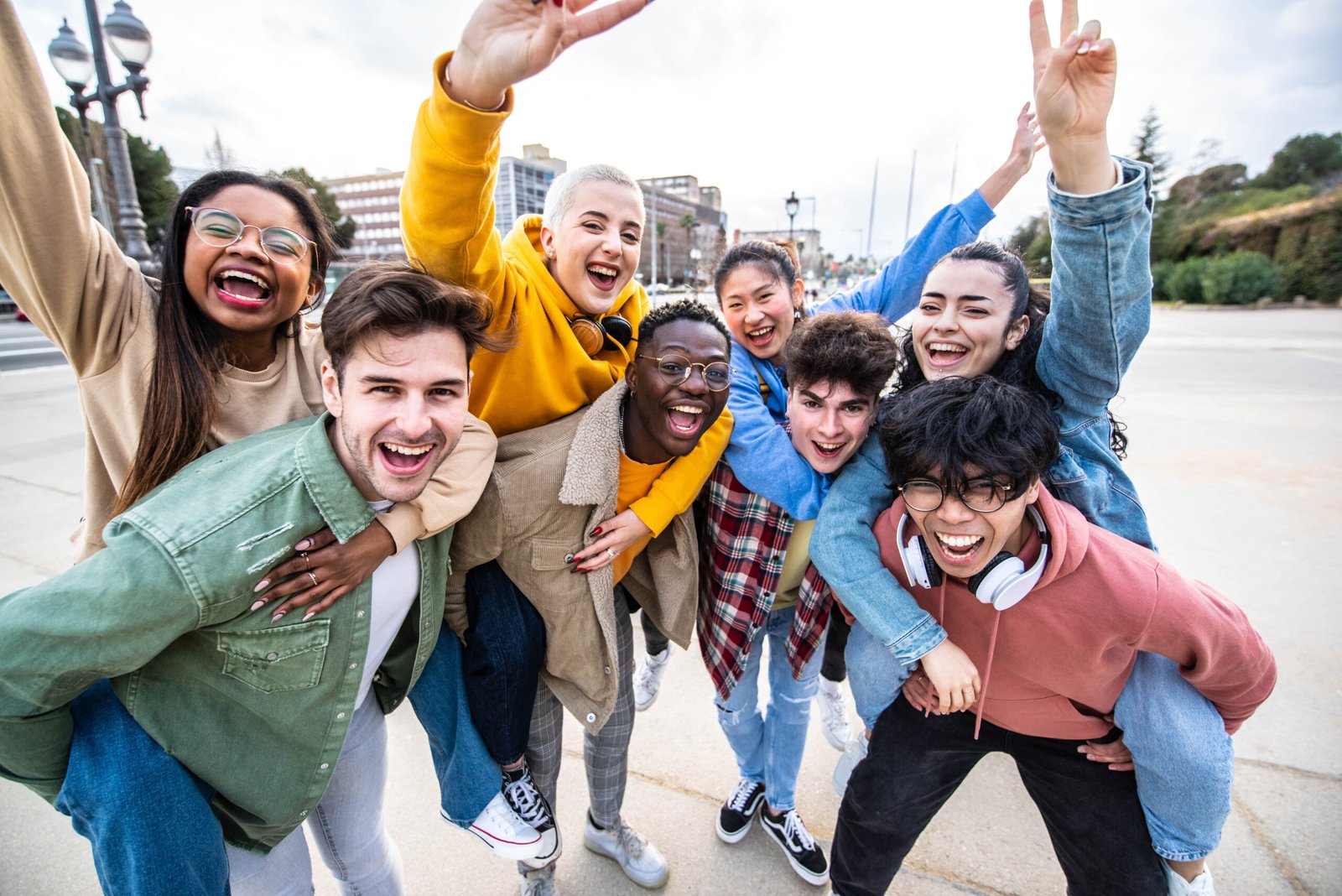 Group of young people