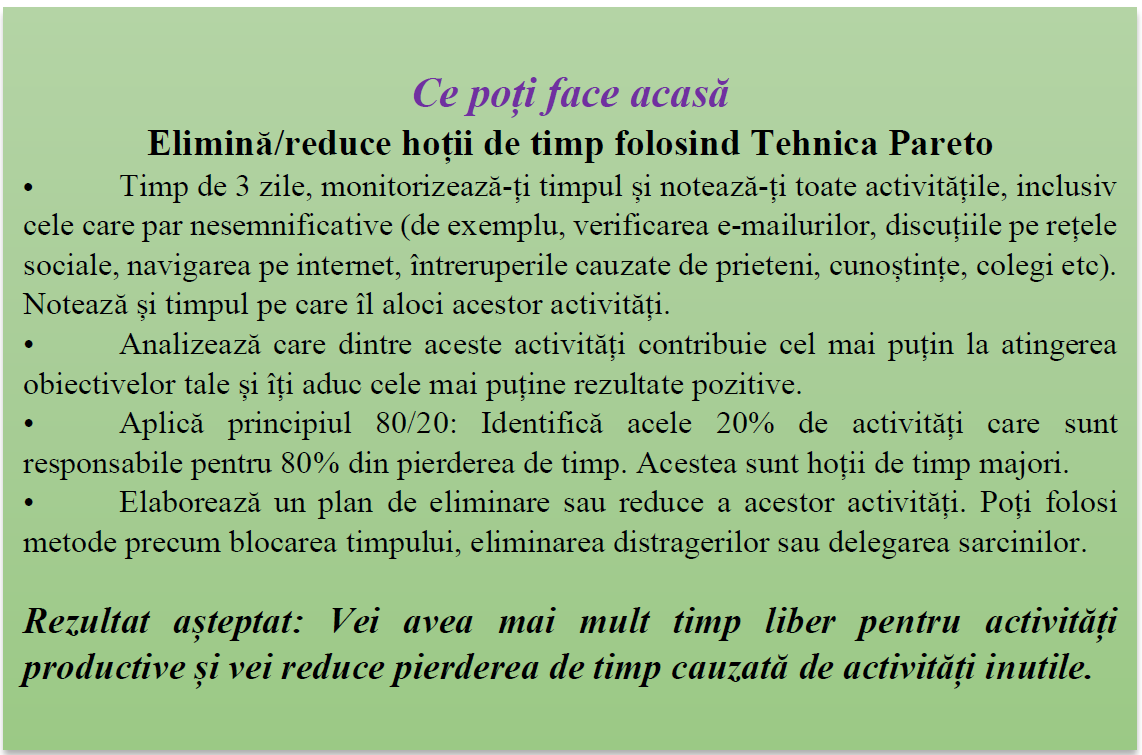 Ce poți face acasă
