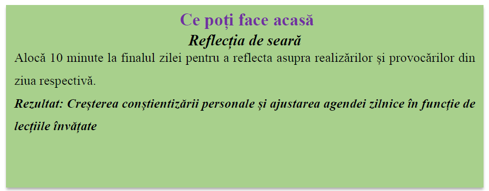 Reflecția de seară
